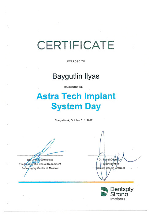 Astra Tech Impalnt System Day